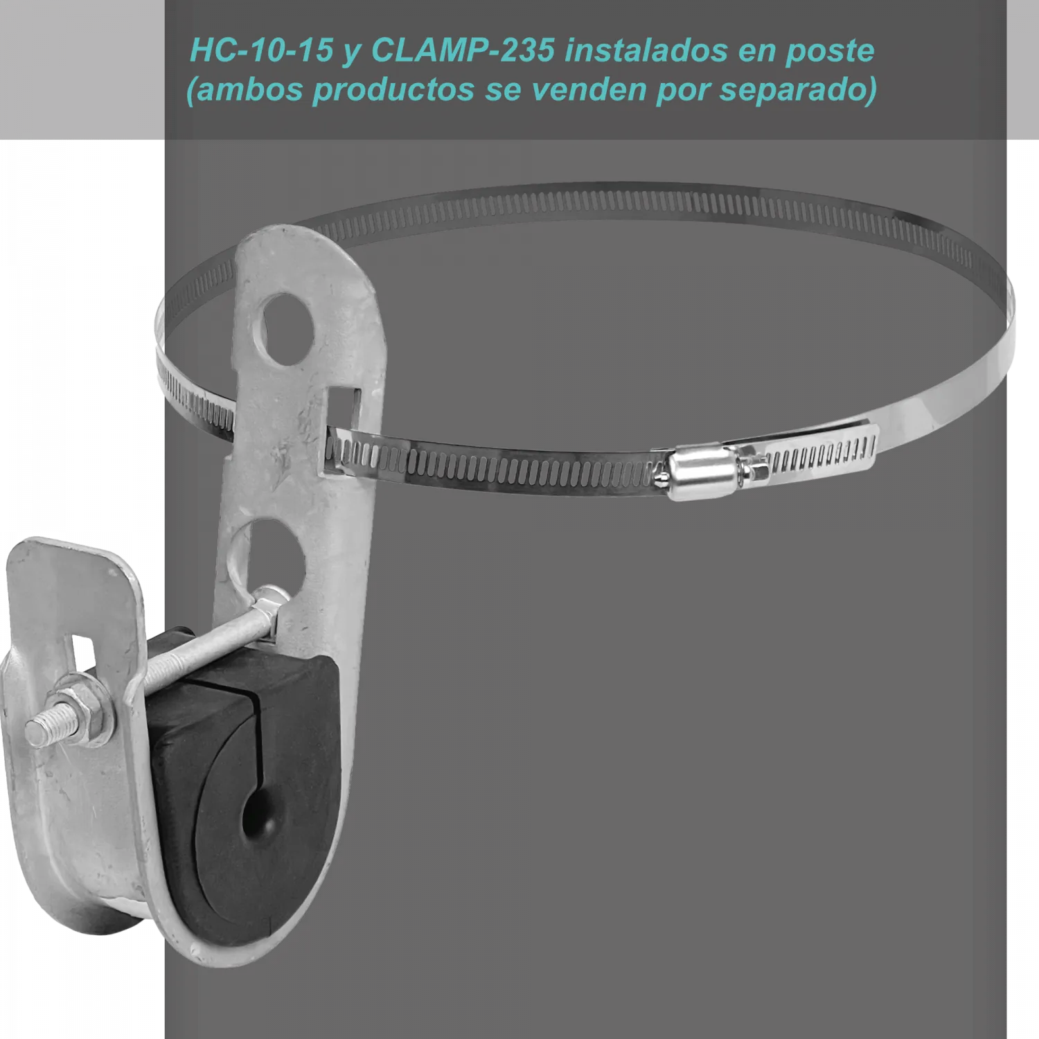 Abrazadera de suspension de gancho tipo J 10-15mm req-Fleje 3