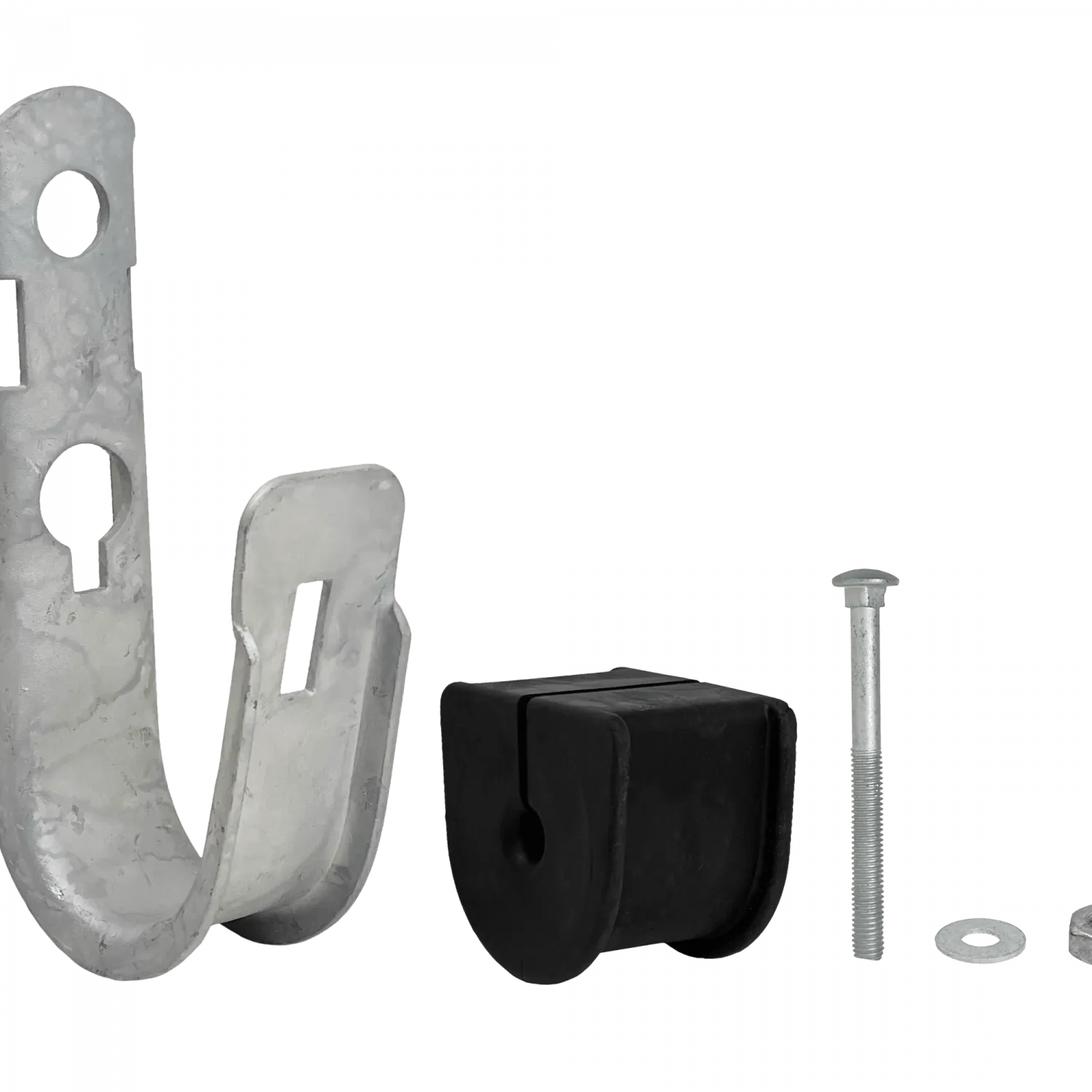 Abrazadera de suspension de gancho tipo J 10-15mm req-Fleje 6