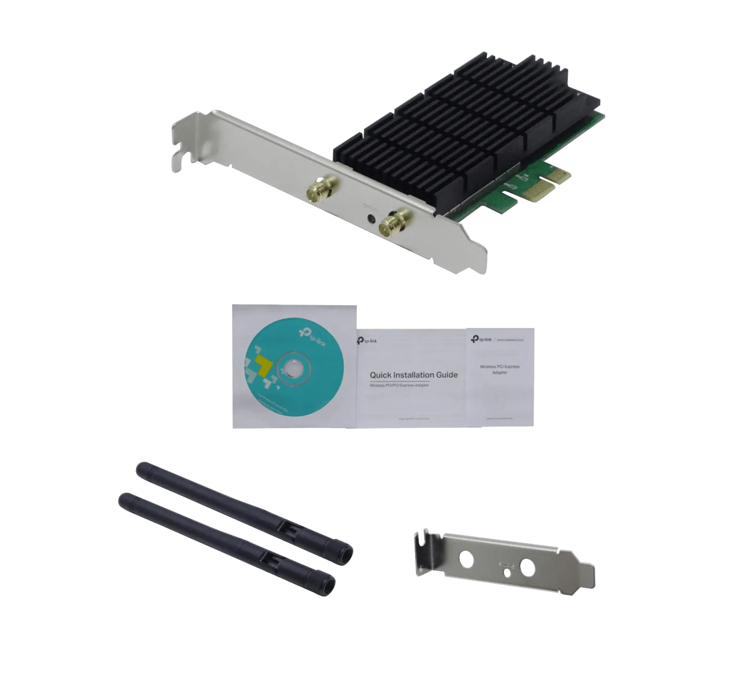 Tarjeta de Red Wi Fi PCIe TP-Link Archer T4E AC1200, Banda Dual 802.11ac, Beamforming, 2×2 MIMO 5