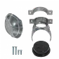 Tapa superior Linkchip EMT40 CAP 40mm 38 a 45mm con 5 salidas para conduit EMT - Miniatura 2