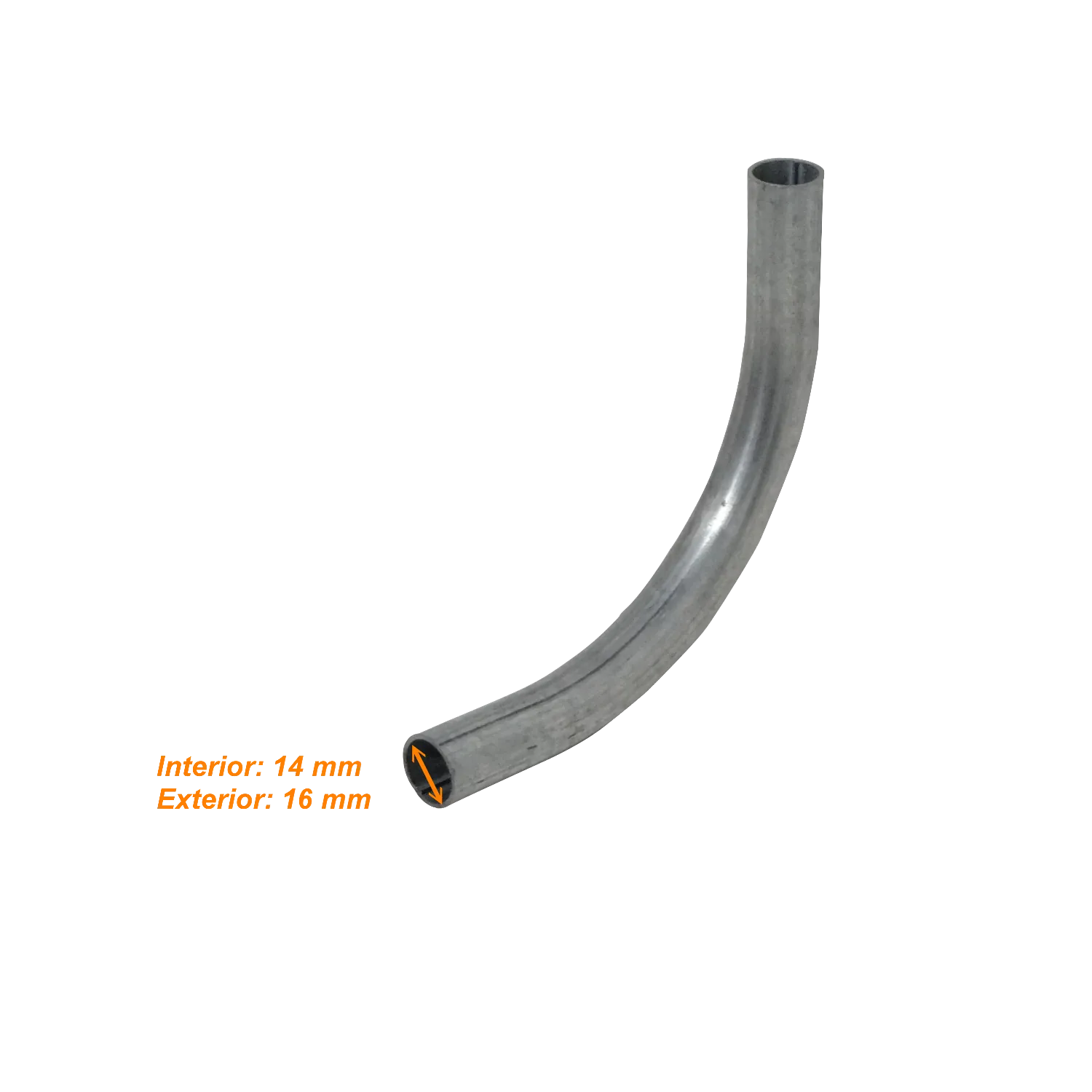 Codo Galvanizado de 16mm para Conduit Metálico Rígido - LinkChip EMT16-C 3