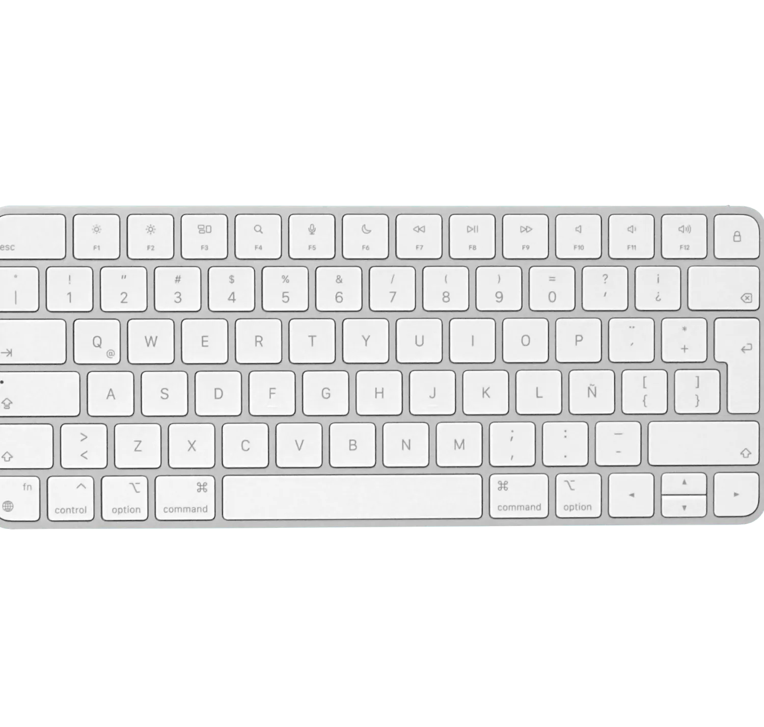 Teclado Apple Bluetooth Recargable sin numerico ni huella version Spanish original 6