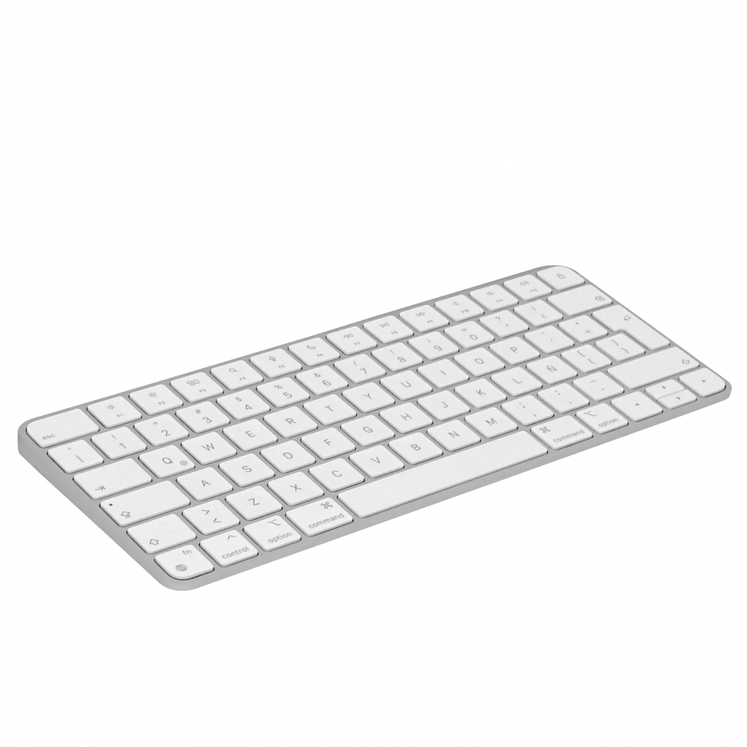 Teclado Apple Bluetooth Recargable sin numerico ni huella version Spanish original 5