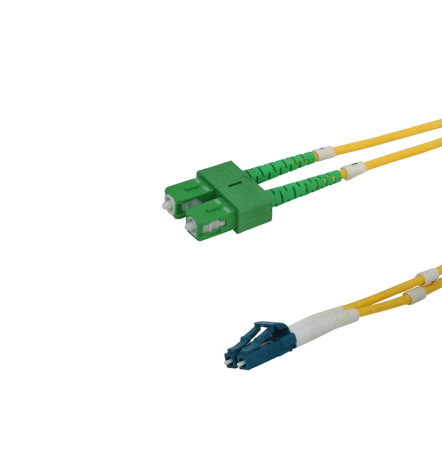 Duplex Jumper Cable Fibra 9/125um 3mm 3mt SC/APC-LC/UPC MonoModo SM  2