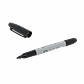 Marcador Plumon unidad 1805635 SHARPIE Twin Tip Negro Permanente  - Miniatura 2