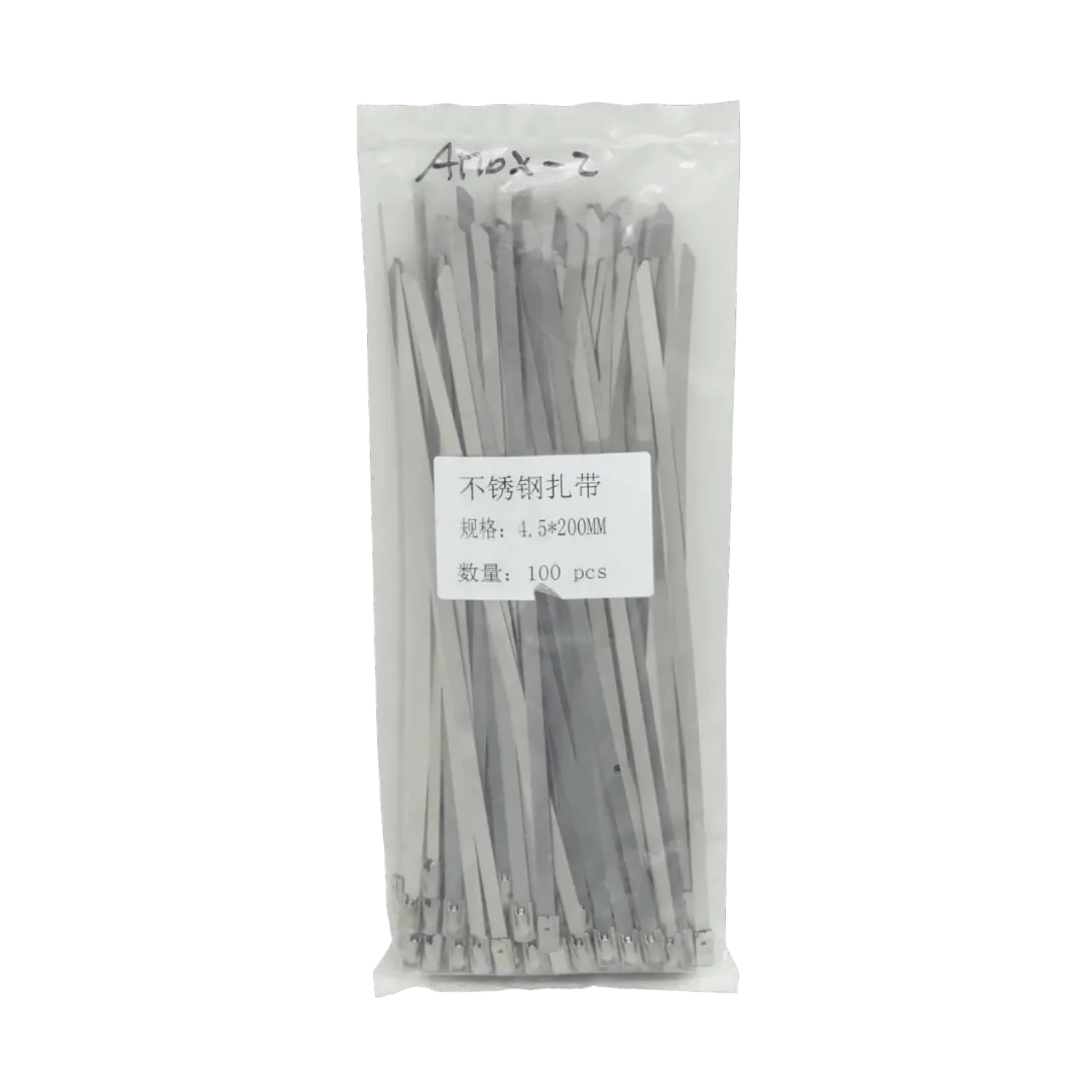 Amarra 200x4,5mm Acero Inoxidable 0,3mm 100-unidades Metalica 3