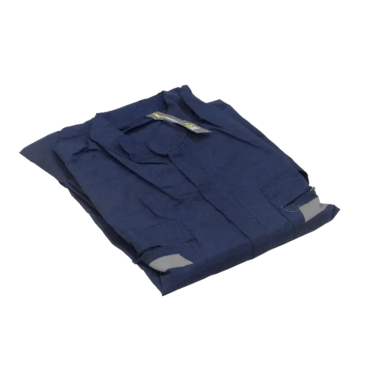 Overol Poplin Cintas-Reflectantes Poliester XXL Azul 50/52 Alt180cm  2