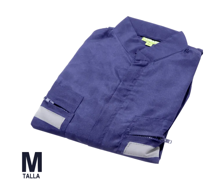 Overol Poplin Cintas-Reflectantes Poliester M Azul 44/46 Alt-172cm  2