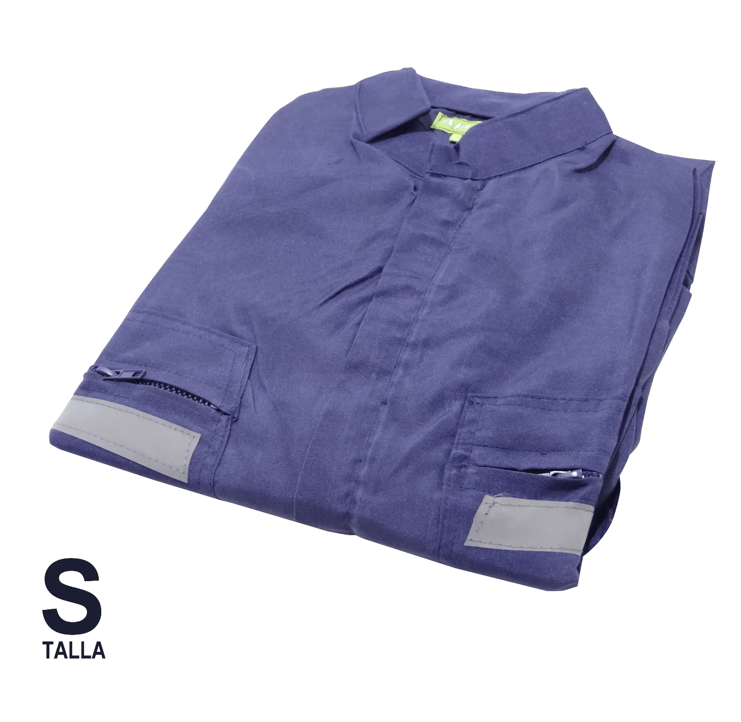 Overol Poplin Cintas-Reflectantes Poliester S Azul 42/44 Alt-168cm  2