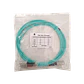  Jumper Fibra 50/125um 3,0mm LSZH 3mt SC-SC OM4 MultiModo MM Duplex - Miniatura 3