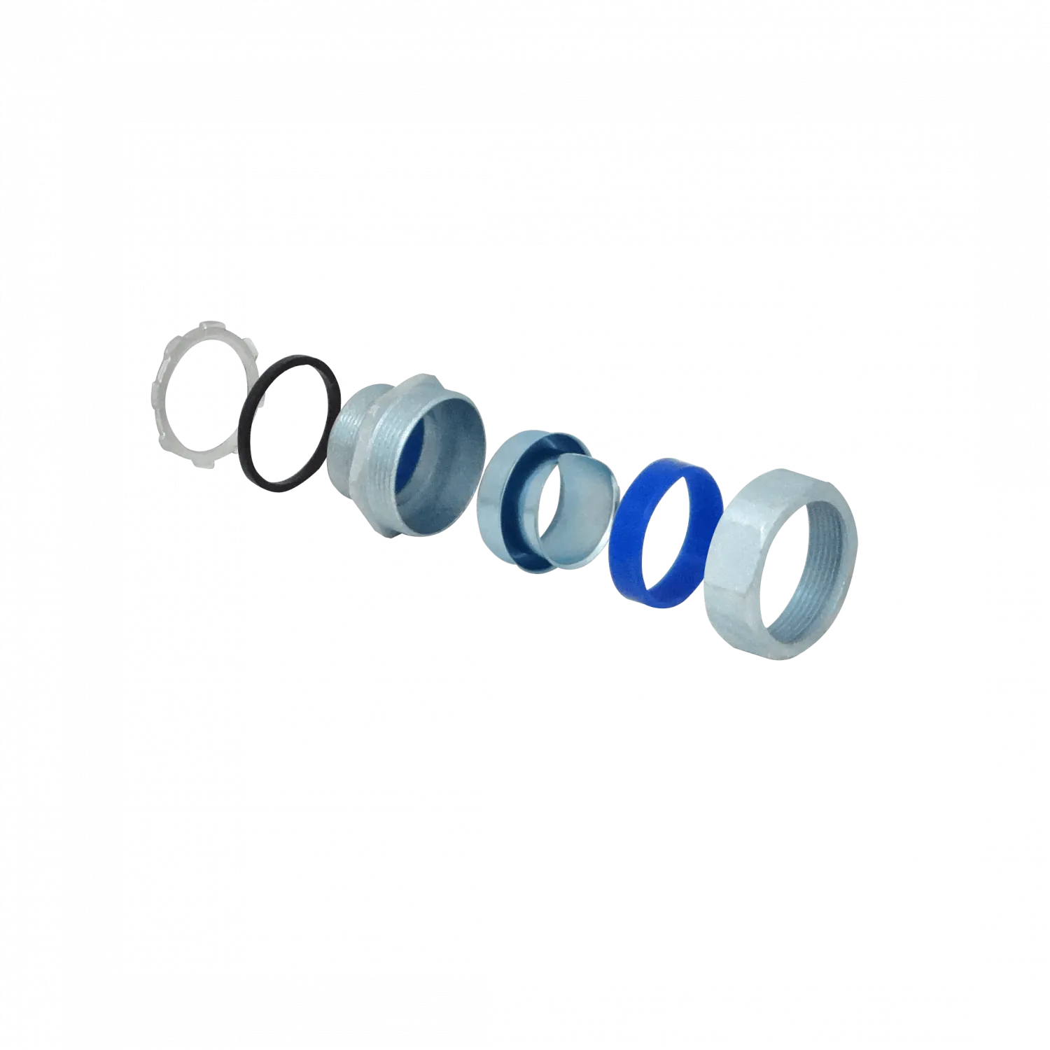 Metalico 40mm Prensa Estopa para Flexible Aislacion IP65 4