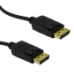 Cable DisplayPort Macho a Macho, 1.8 Metros, Negro - Miniatura 2