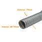Conduit Flexible Diametros ext/int 75/69mm - Miniatura 3