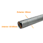 Conduit Flexible Diametros ext/int 90/84mm Solo-Metal 90mm Rollo-15mts  - Miniatura 3