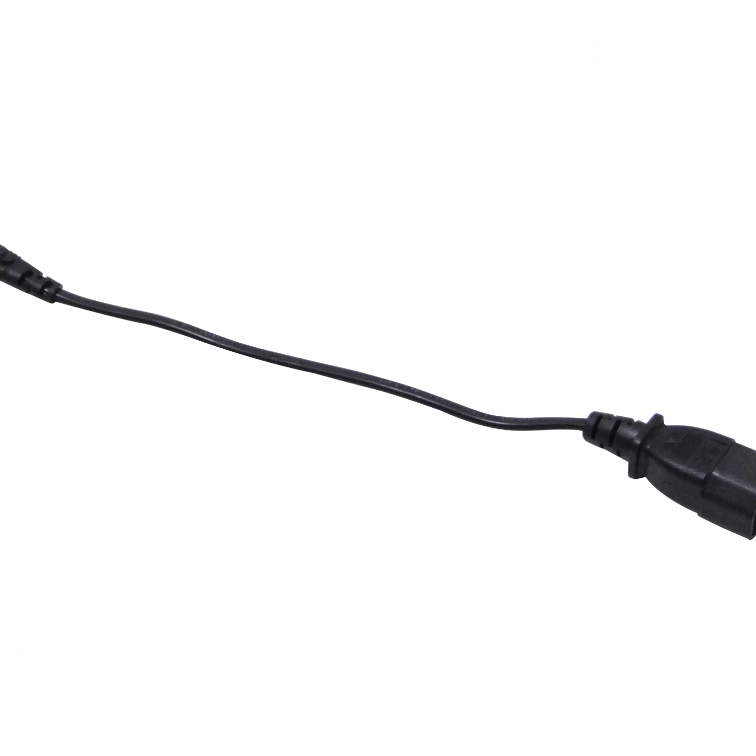 Cable Poder 3A 2x0, 75mm2 80cm, 0.8mt Negro Tipo-8-C7-Hembra a C14-Macho  2