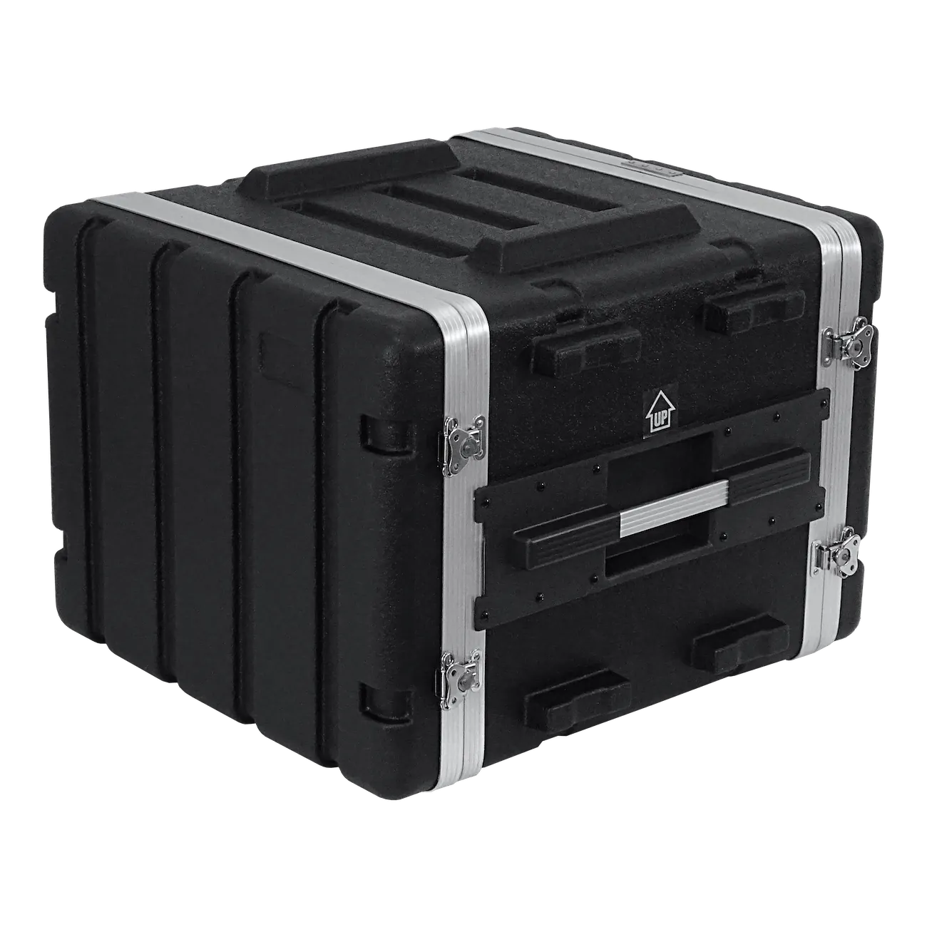 Rack Portátil de Plástico 8U, 42cm Fondo, 2 Tapas, Para Exteriores, Negro 4