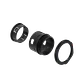 Salida Caja Prensa Estopa  55mm  p/Conduit Flexible Plastico Negro - Miniatura 3