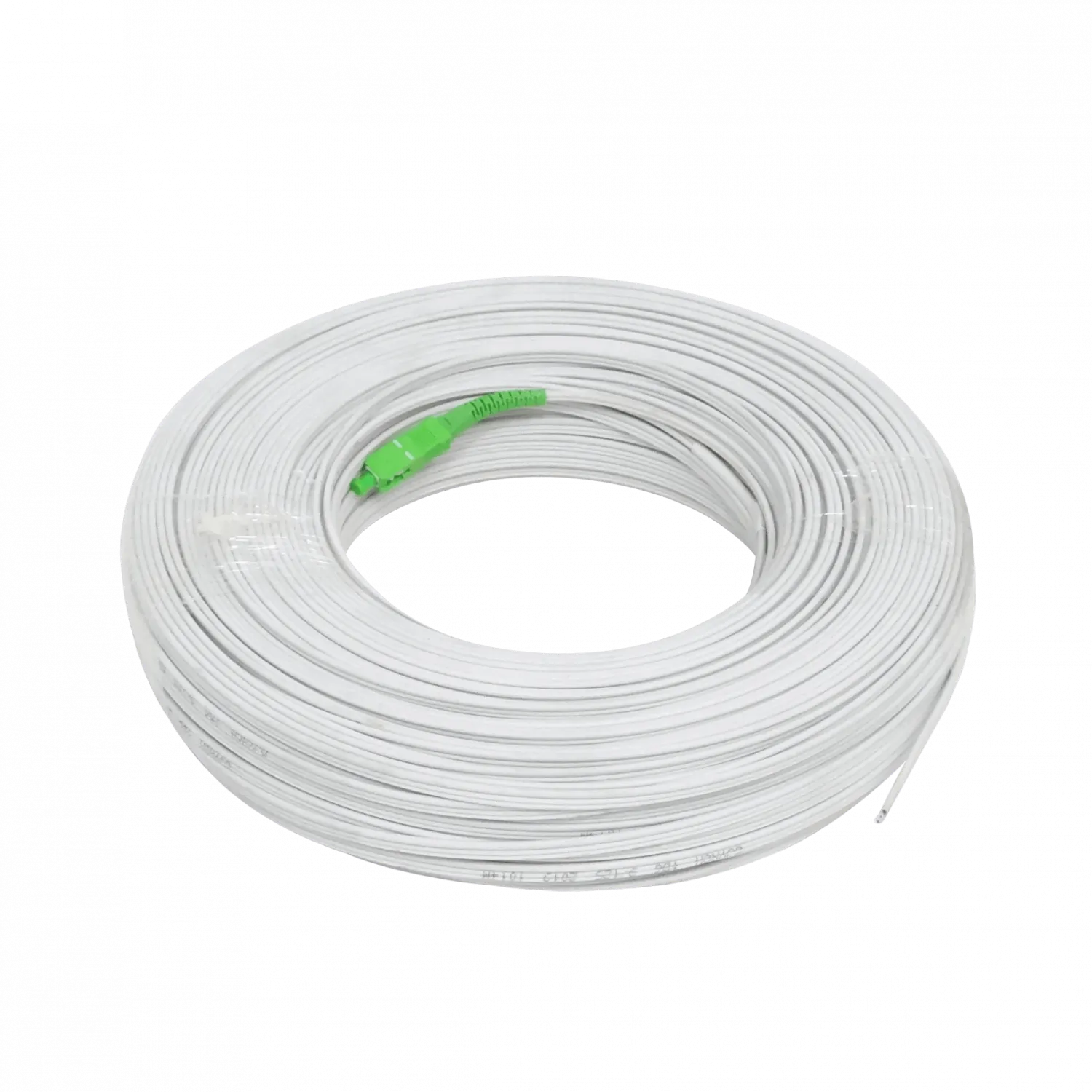 Drop-Port 100mt SC/APC  Blanco  MonoModo SM SX Pigtail Cable Fibra G652D 2