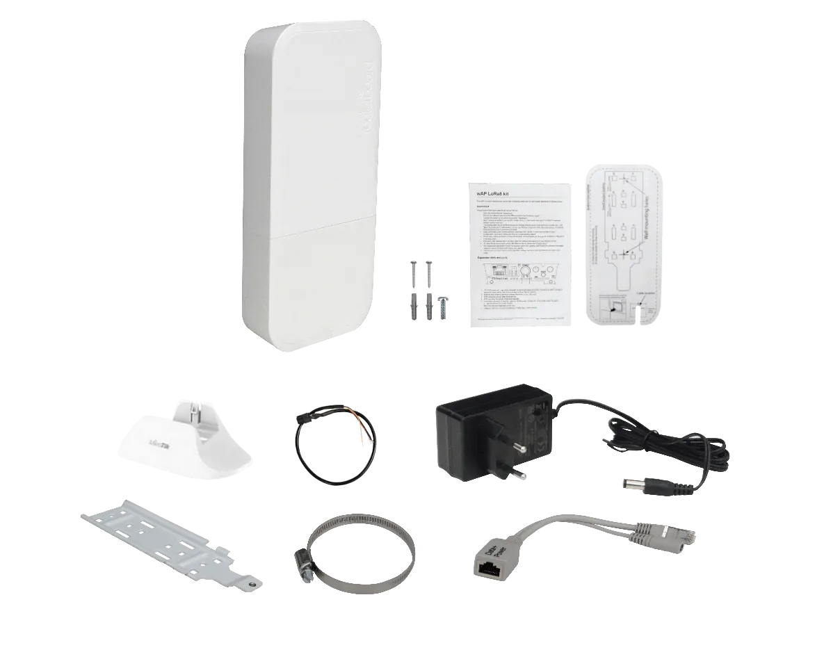 Gateway Exterior MikroTik wAP LR8G kit - LoRa® 868 MHz, WiFi 2.4 GHz, GPS, Resistente a Intemperie 8