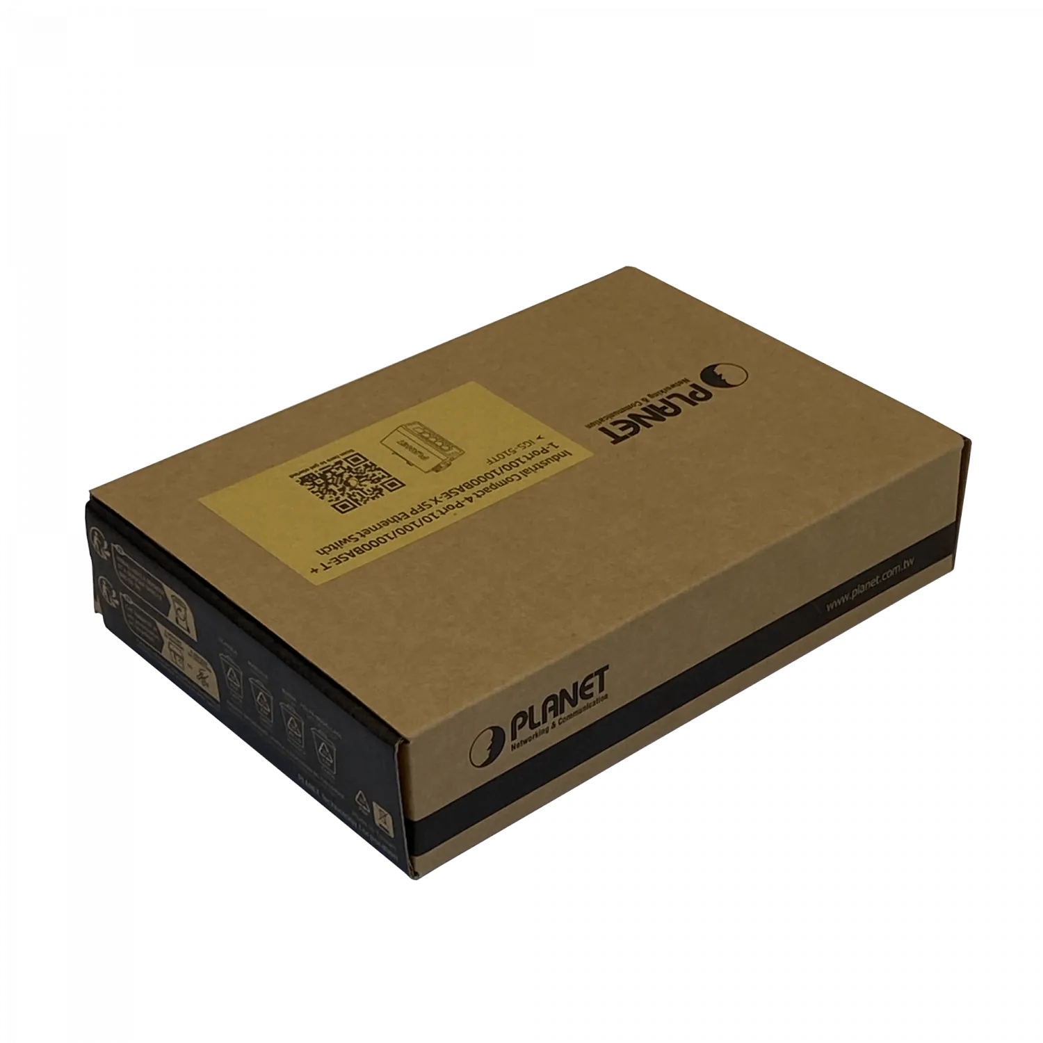 Switch Industrial Riel-DIN Gigabit req/12-48V PLANET 4-1000 1-SFP IP30  4
