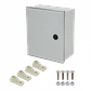 Tablero poliester Tibox TIP-325 300x250x140mm estanco gris IP65 con placa - Miniatura 3