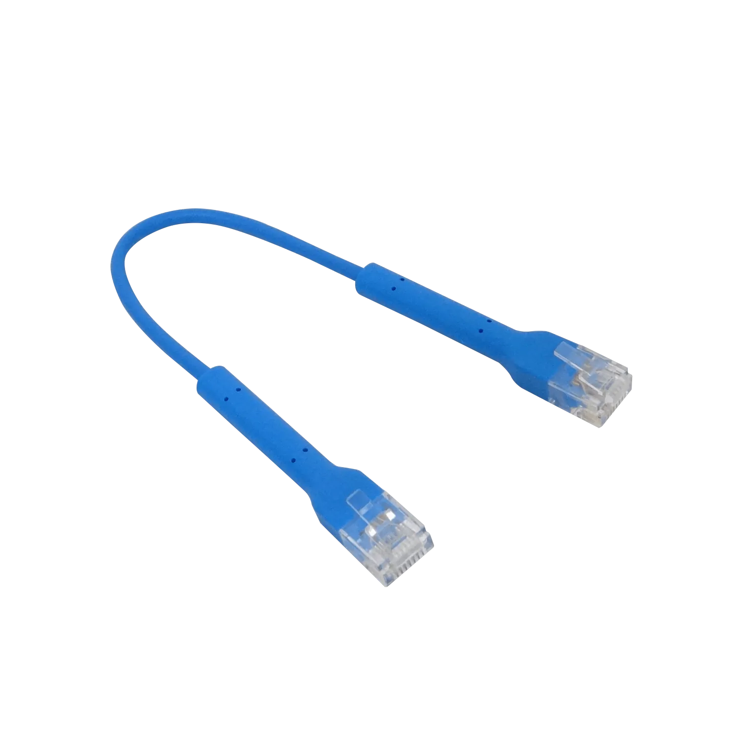 Cable Patch Cat6 Ubiquiti RJ45 Azul 10cm Compacto 2