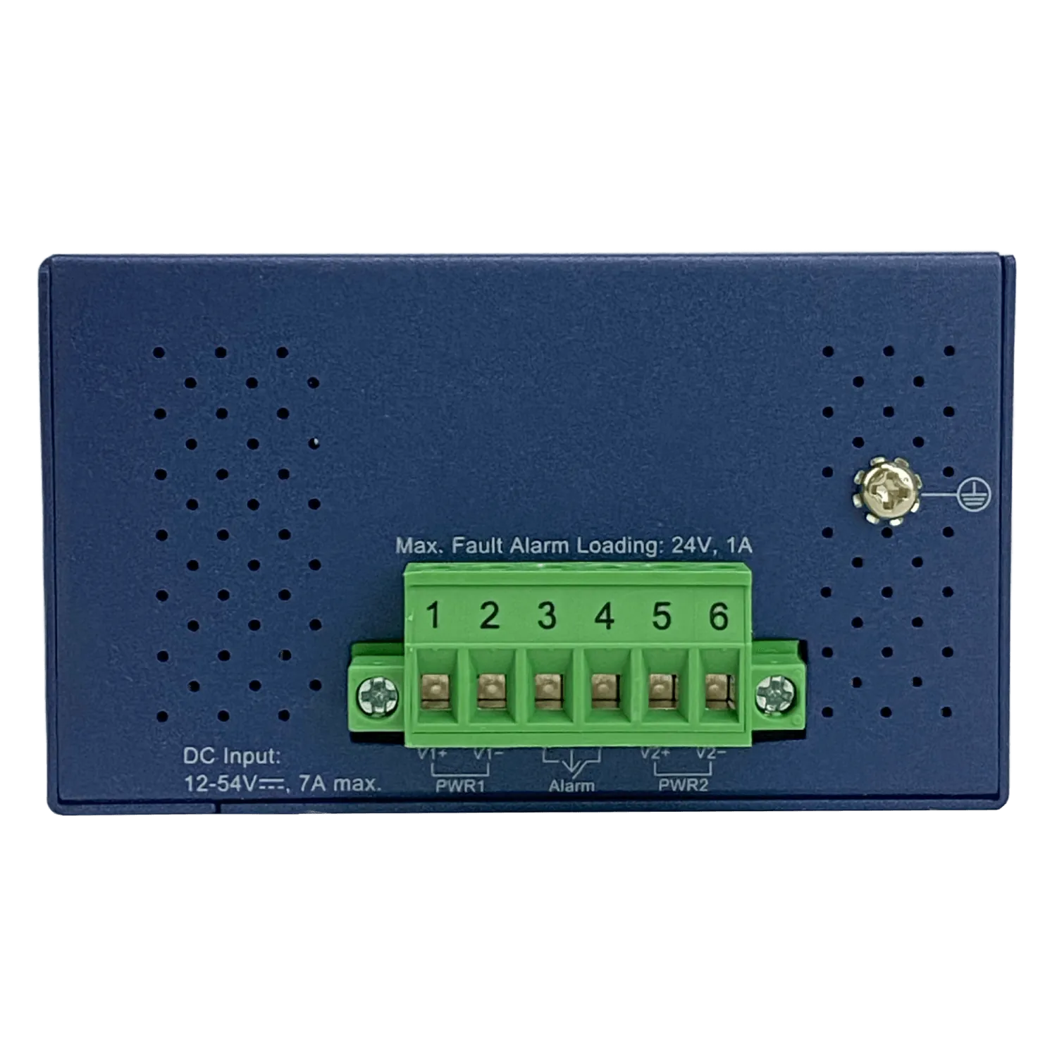 Switch 5-1000 4-PoE+120W-tot RielDIN industrial 50mm req/12-56V PLANET  2