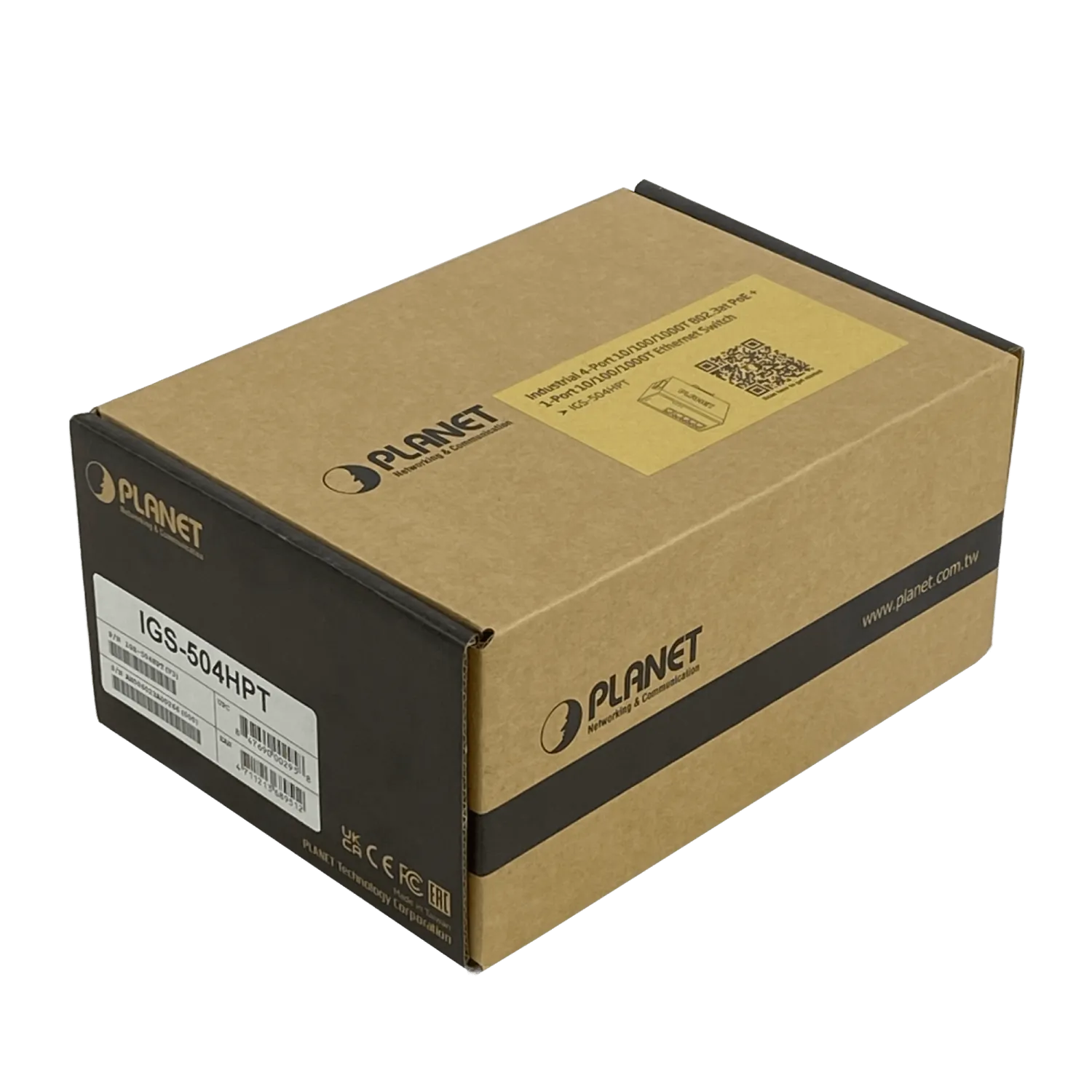 Switch 5-1000 4-PoE+120W-tot RielDIN industrial 50mm req/12-56V PLANET  3