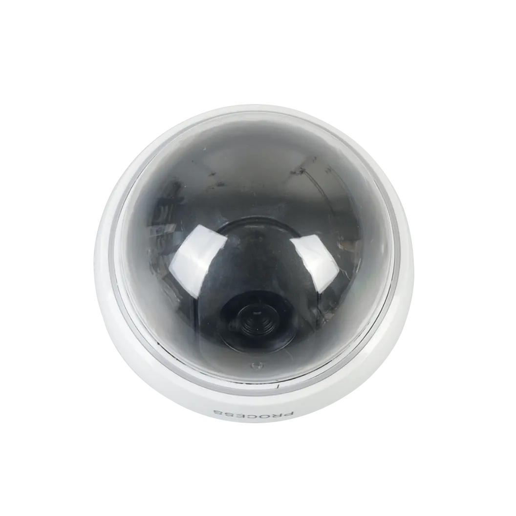 Falsa Cámara Domo Mentira DS-1500B con LED Parpadeante, Alimentación 2xAA 2