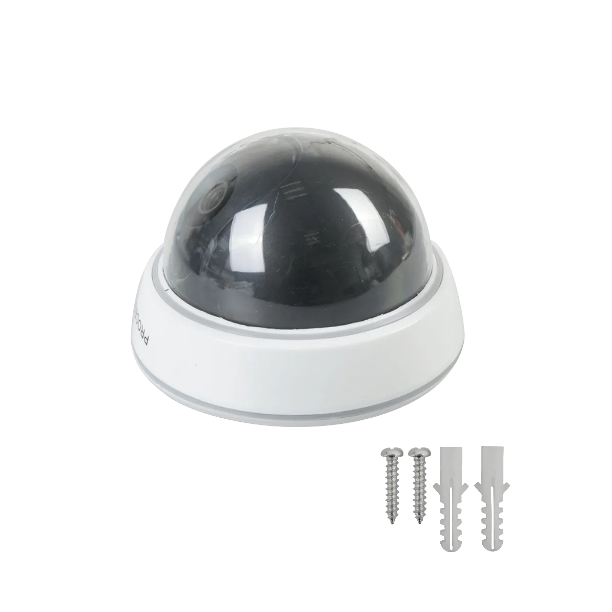 Falsa Cámara Domo Mentira DS-1500B con LED Parpadeante, Alimentación 2xAA 5