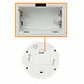 Falsa Cámara Domo Mentira DS-1500B con LED Parpadeante, Alimentación 2xAA - Miniatura 6