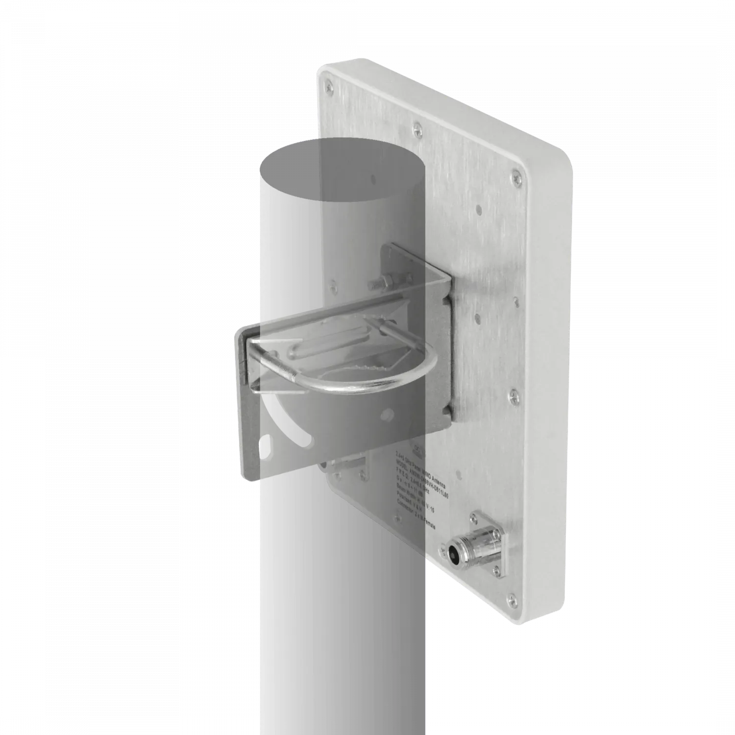 Antena Panel 2-N-Hembra 2,5-2,4GHz-8dBi-Vert 5,8GHz-11dBi-Horiz 5GHz 4