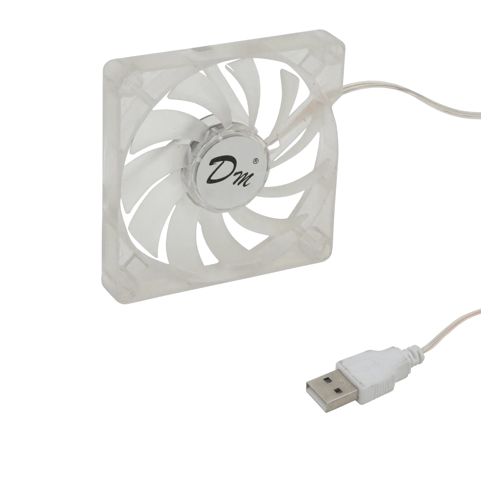 Ventilador para PC 80x80mm, 5V DC, Altura 11mm, Cable 18cm, Conexion USB 1