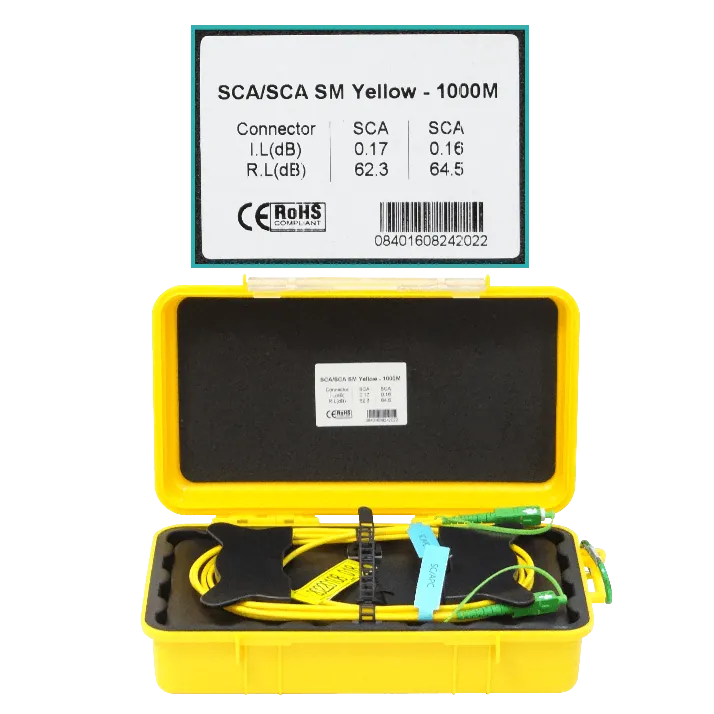 Bobina de Lanzamiento Monomodo 9/125 SC-SC/APC G652 1 km - BOB-1AA  4