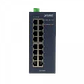 Switch Industrial  PLANET 16-1000 IP30 no-Admin Riel-DIN req/12-48VDC - Miniatura 1