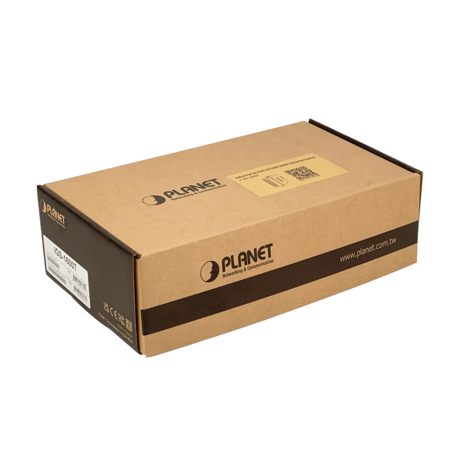 Switch Industrial  PLANET 16-1000 IP30 no-Admin Riel-DIN req/12-48VDC 3