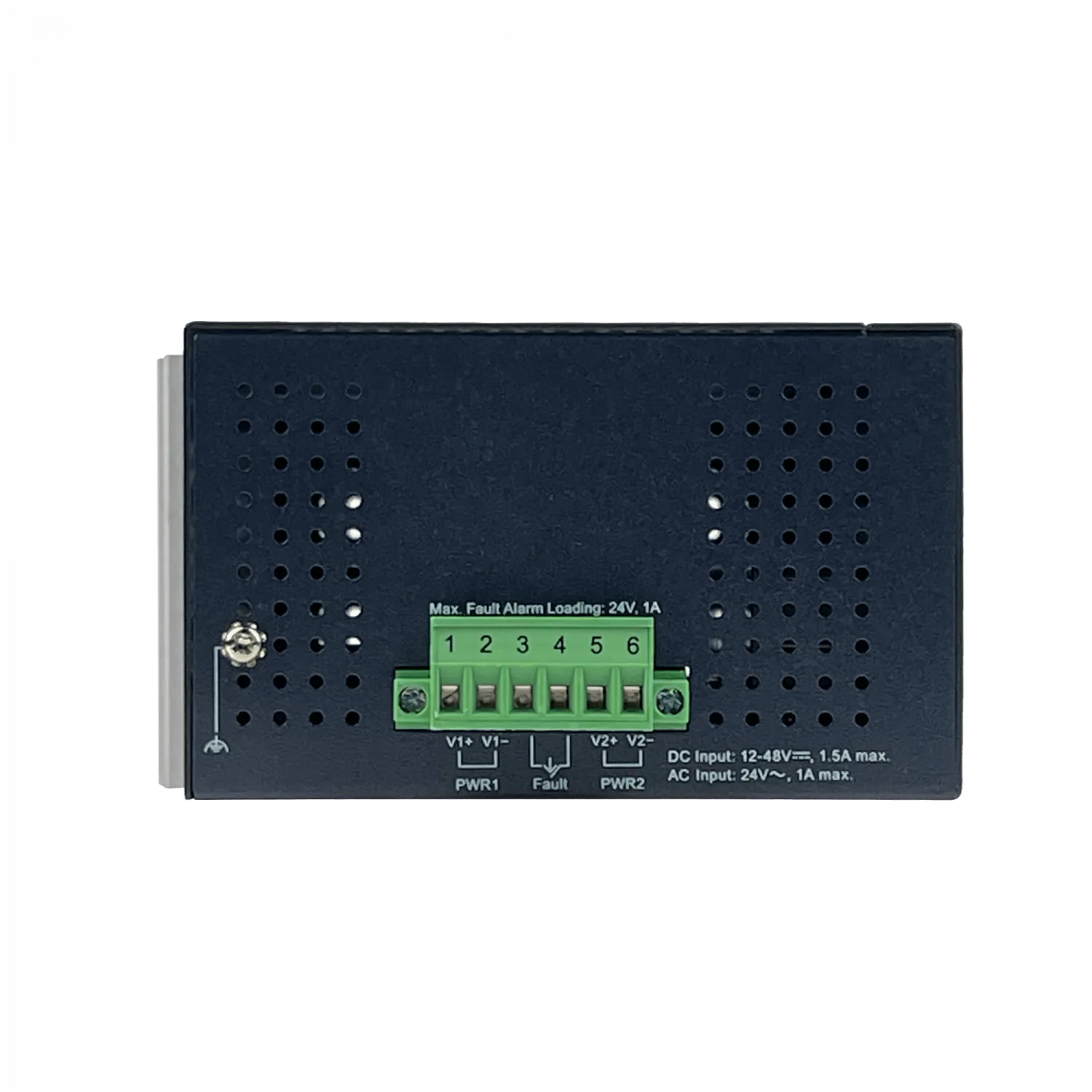 Switch Industrial  PLANET 16-1000 IP30 no-Admin Riel-DIN req/12-48VDC 5
