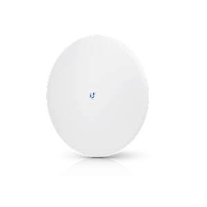 Antena UBIQUITI 24dBi 4,9-6,2GHz 2,4GHz 14x14º 1-1000 inc24V 22dBm 10-50MHz