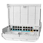 Switch Exterior MikroTik netPower 15FR, 18 Puertos, 15 Reverse PoE, SFP, GPEN, Alta Velocidad - Miniatura 1