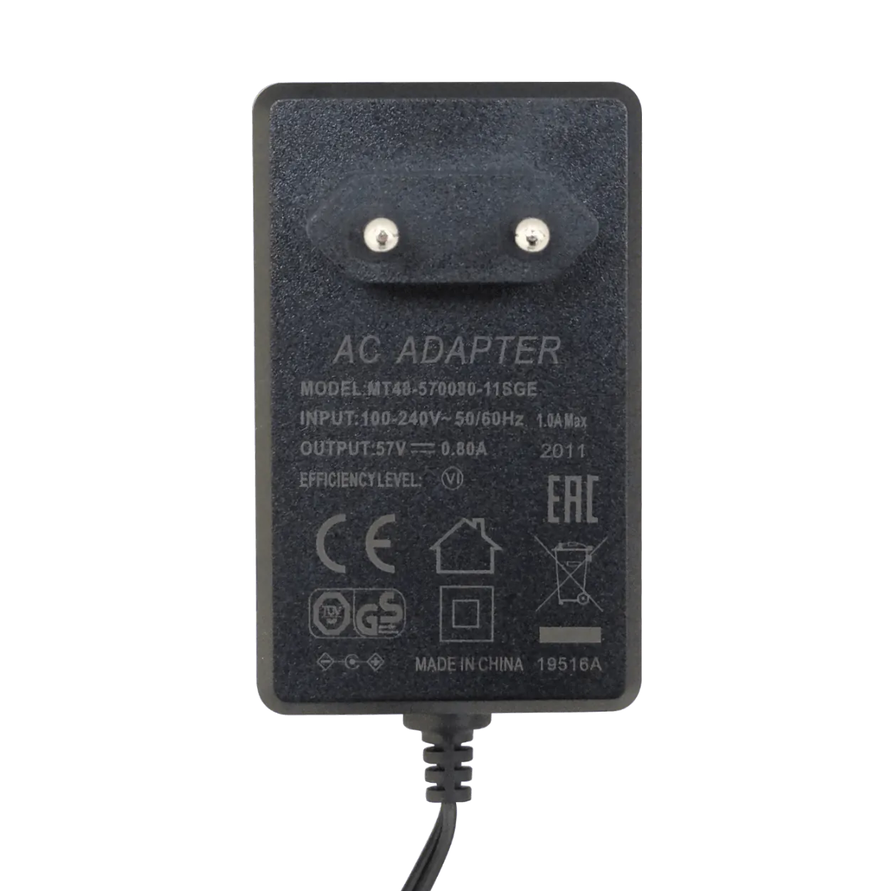 Fuente de Poder MikroTik MT48-570080-11DG - 57V 0.8A para Tramos Largos de Cable Ethernet 3