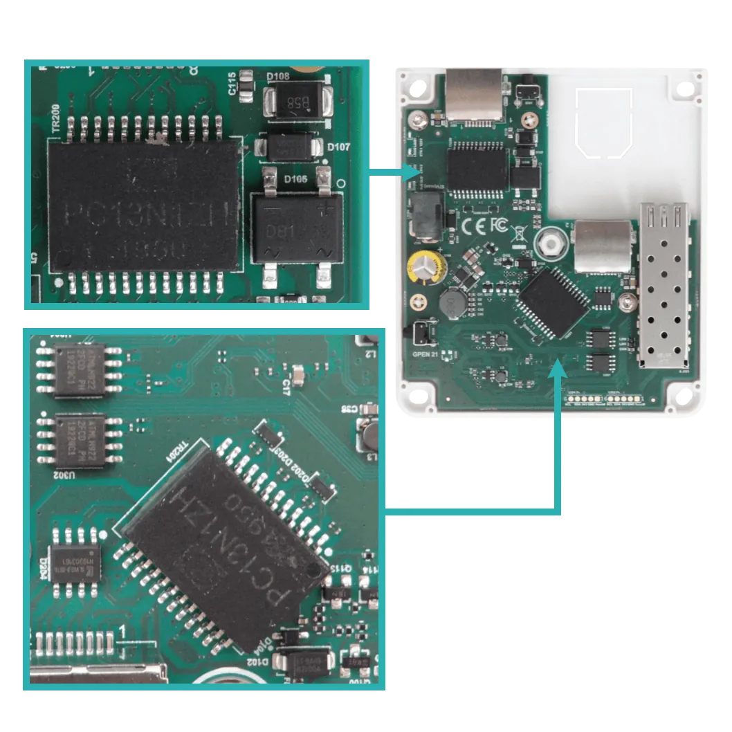 Inyector y Repetidor PoE Gigabit MikroTik GPEN21, con 2 Puertos RJ45, 1 SFP, Administrable  2
