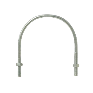 Abrazadera 85-115mm Diametro Poste Tubo c/2-tuercas-14mm req/pletina