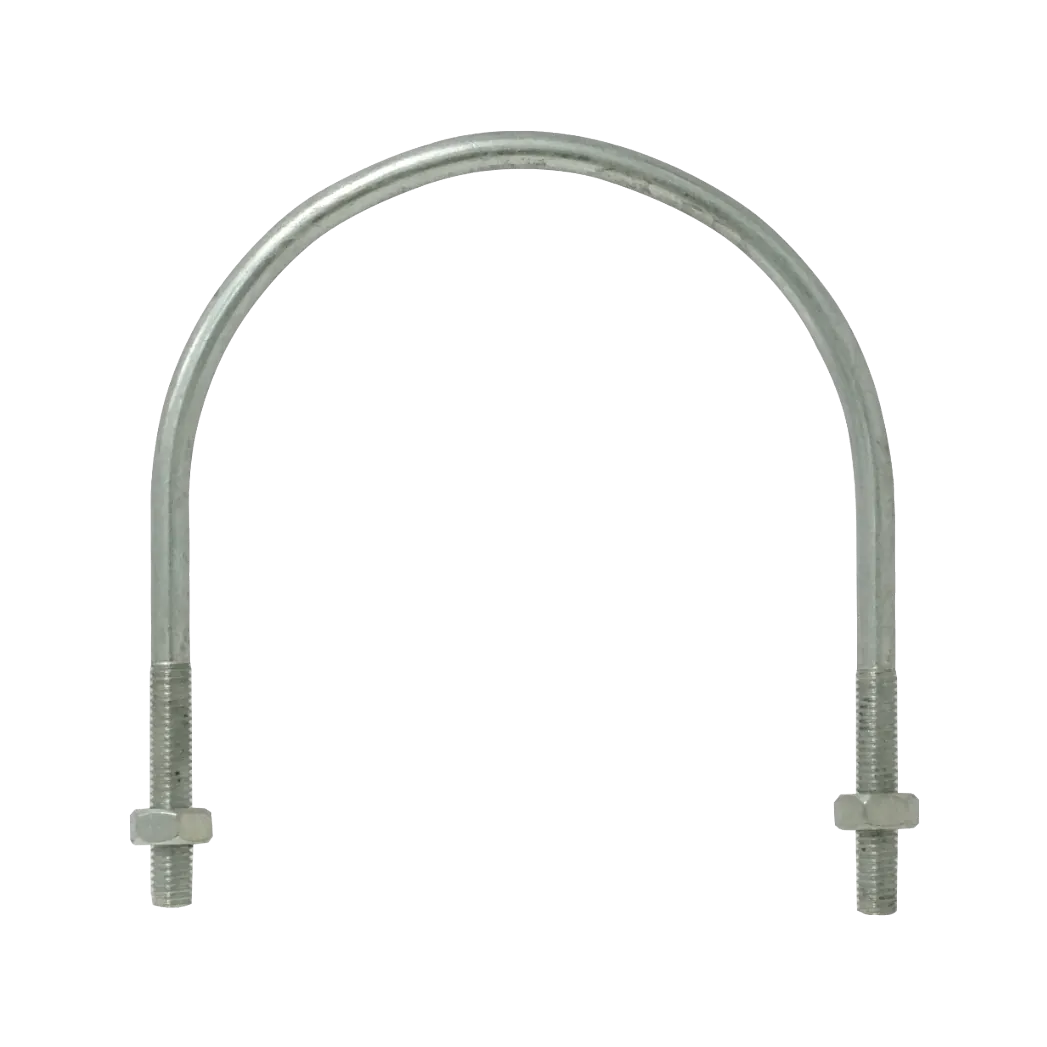Abrazadera 105-140mm Diametro Poste Tubo c/2-tuercas-17mm req/pletina 1