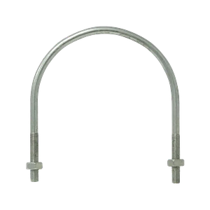 Abrazadera 105-140mm Diametro Poste Tubo c/2-tuercas-17mm req/pletina