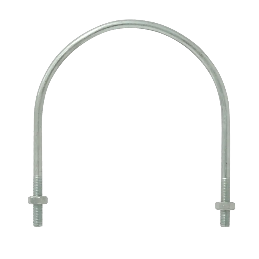 Abrazadera 137-165mm Diametro Poste Tubo c/2-tuercas-17mm req/pletina 1