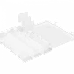 Caja c/Tapa 190x125x35mm Transparente Organizadora 24-Modular - Miniatura 4