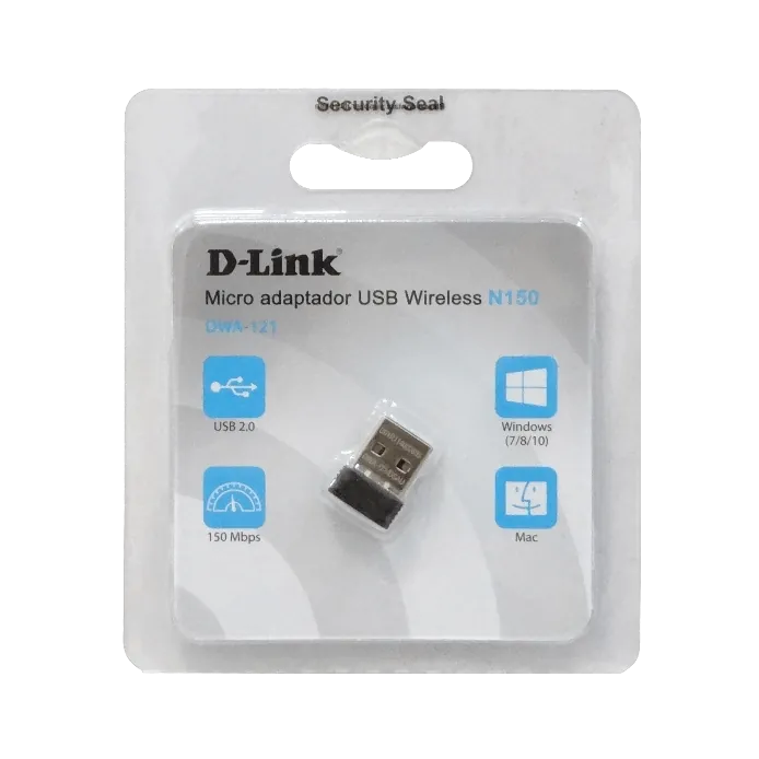 Adaptador de Red USB D-Link Wireless N DWA-121, 802.11 b/g/n, para D-Link DIR-600 4