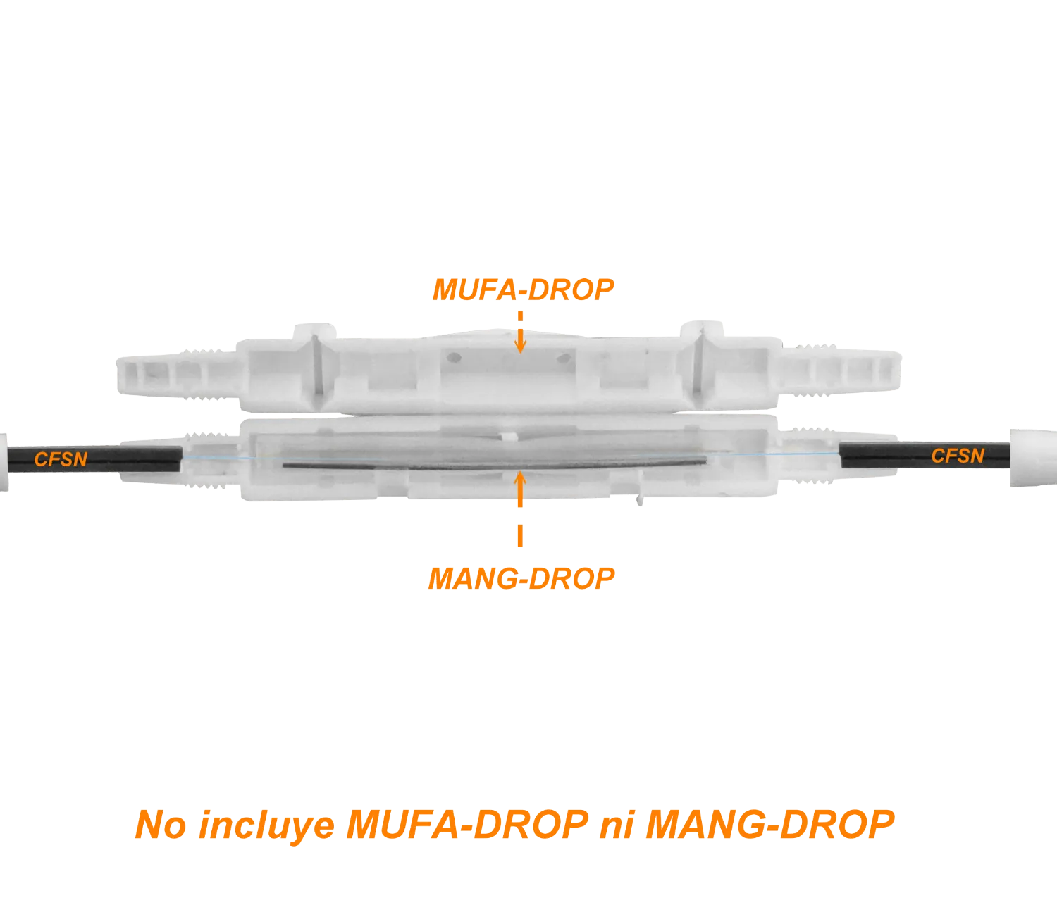Cable de Fibra Óptica Monomodo 1 Fibra G657A1 LSZH 1mm con Mensajero - CFSN 2