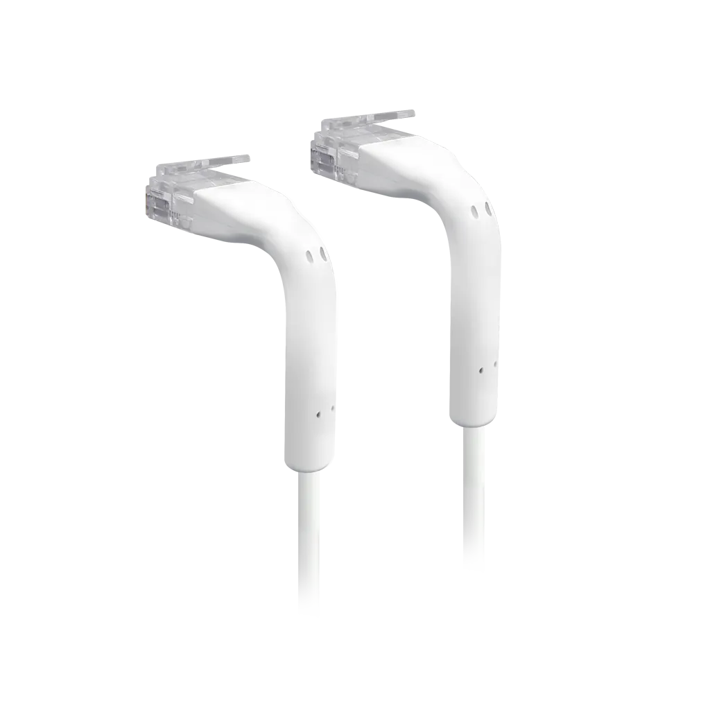 Cable Patch Cat6 Ubiquiti RJ45 Blanco 30cm Compacto 1