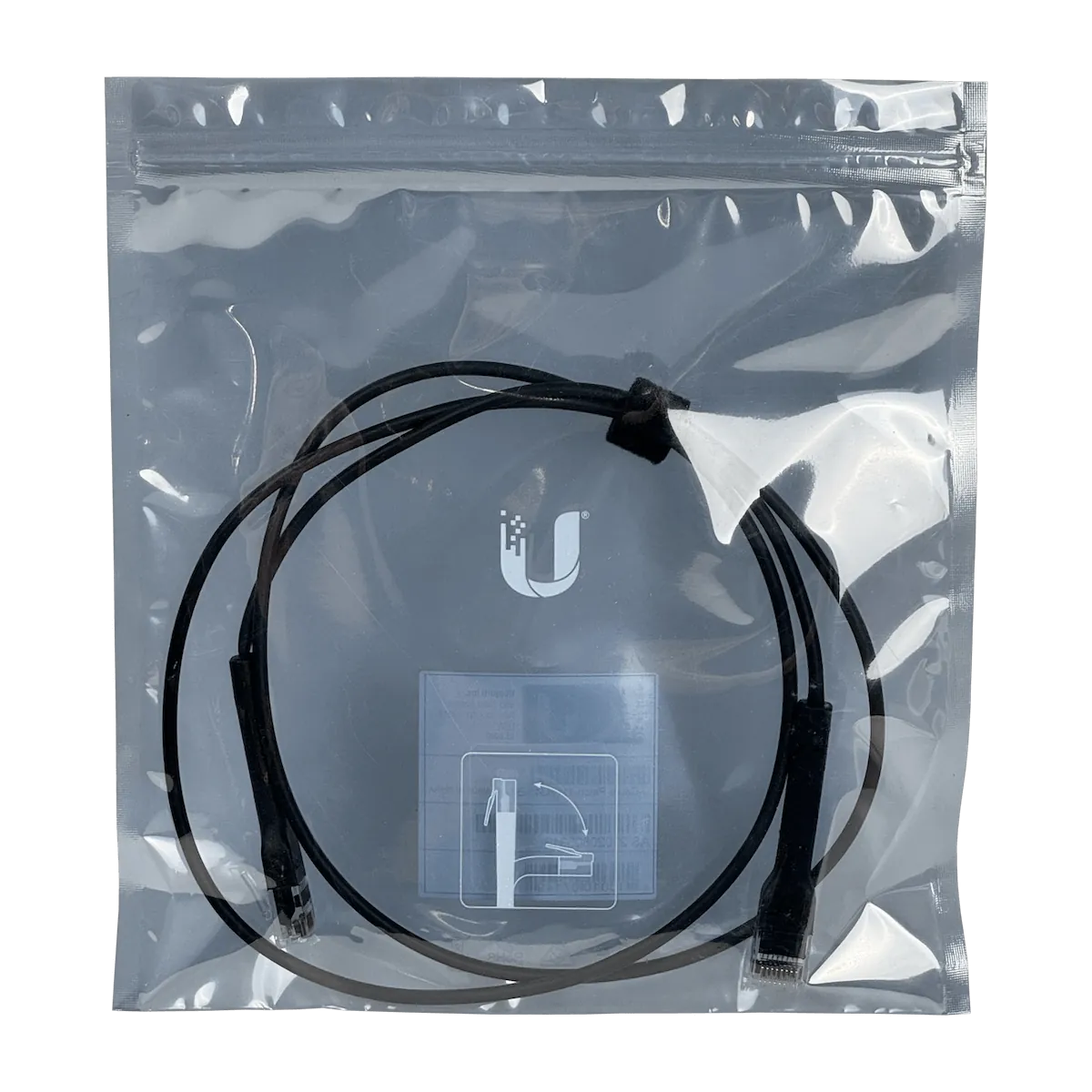 Cable Patch Cat6 Ubiquiti RJ45 Negro 1m 4